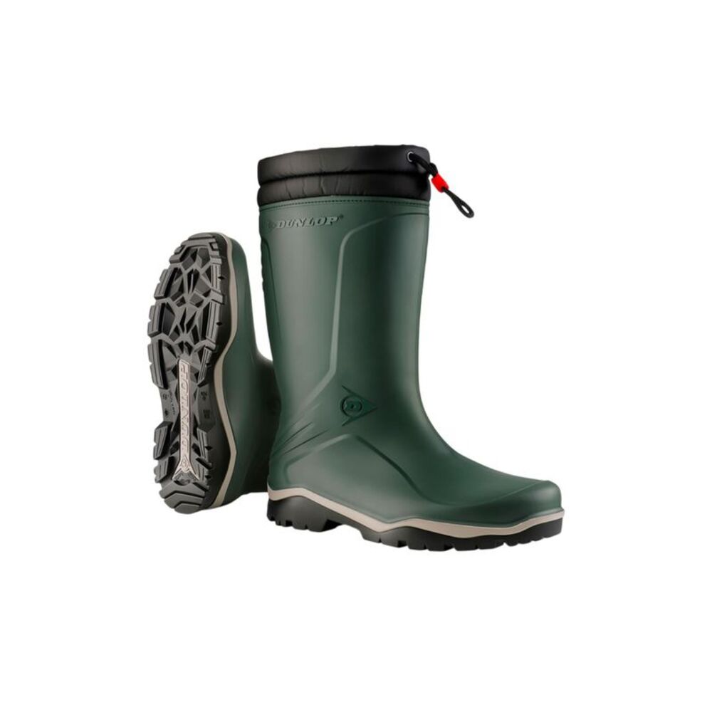 Dunlop Unisex Adult Blizzard Faux Fur Lined Snow Boots / Heritage Green